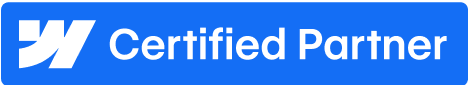 Webflow Certified Partner Badge